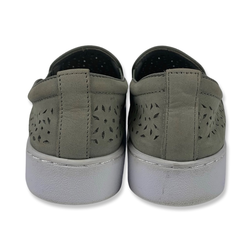 Vionic Gray Suede Splendid Midi Perf Orthotic Sli… - image 4